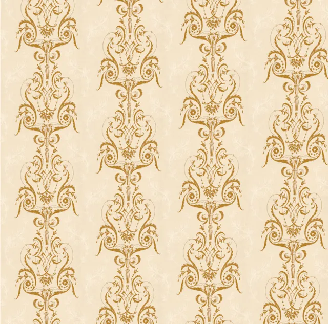 Dolls House Wallpaper 1/12th 1/24th scale Beige Quality Paper #24