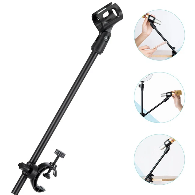 MICROPHONE STAND SUSPENSION Boom Scissor Arm Household Clip Head £16.45 PicClick UK