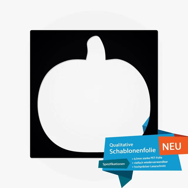 Schablone im Halloween Kuerbis v20 Design
