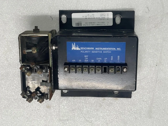 BENCHMARK INSTRUMENTATION POLARITY Sensitive Switch Whse1-D-212 Vapor ...