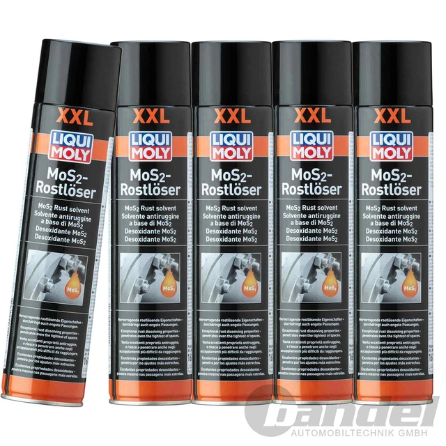 5x 600ml LIQUI MOLY MOS2 SPRAY ANTIRUGGINE ANTIRUGGINE ANTIRUGGINE UNIVERSALE