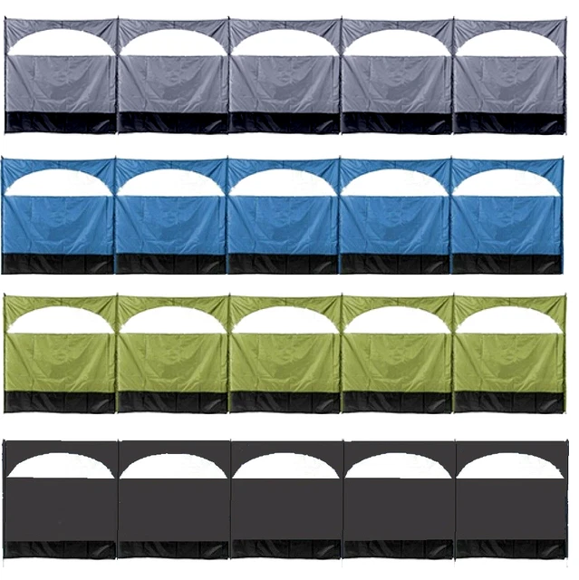 Windbreaker Camping Wind Break Screen 5 Panel Blocker Garden Beach 8.35m x 1.5m