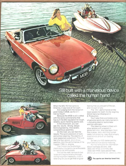 1973 MGB Ad (Red) Print Ad