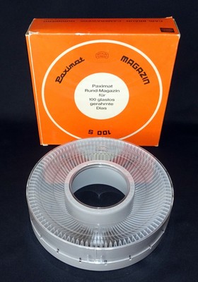 BRAUN Paximat Internat Braun Carrousel pour projecteur 100 diapositives jusqu’à 2 mm 