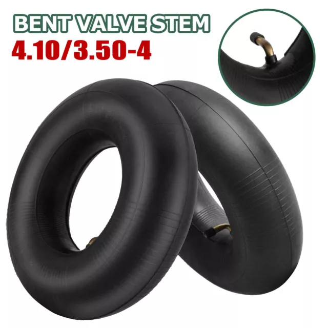 2/4x Inner Tube 4.10/3.50-4 4.80/4.00-8 Heavy Duty Bent/Straight Valve Stem AU 3