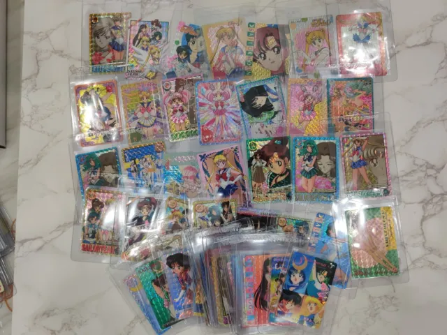 Sailor Moon PRISM HOLO Bandai Carddass - Rare and Collectible LOT Bandai