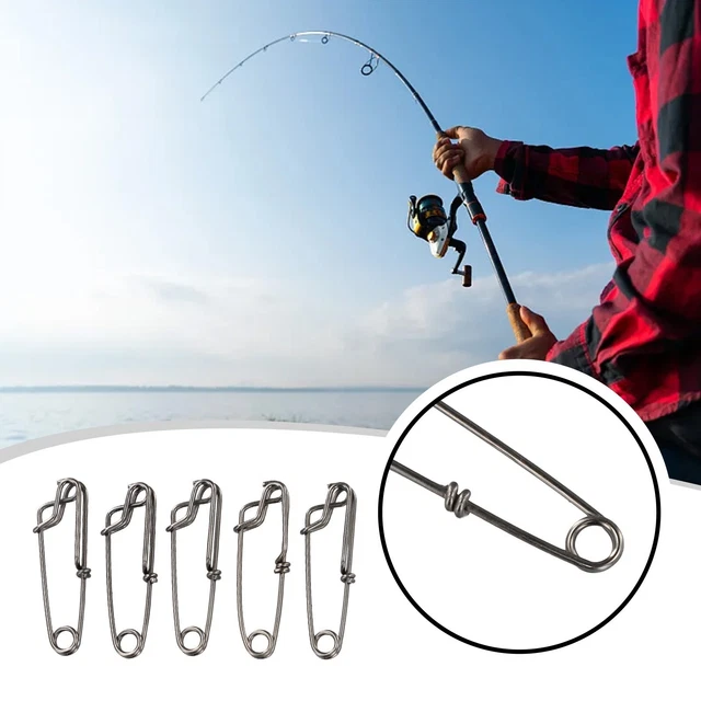 Lot De 5 Connecteurs Pivotants Pour Pêche (165 Lb) - Crochet Leurre Eau Salée - Marque Uxcell - Neuf