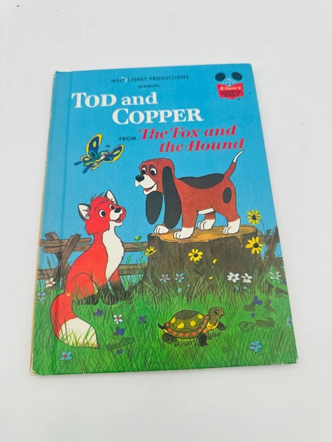 WALT DISNEY'S TOD and Copper from The Fox And The Hound Hardback book ...