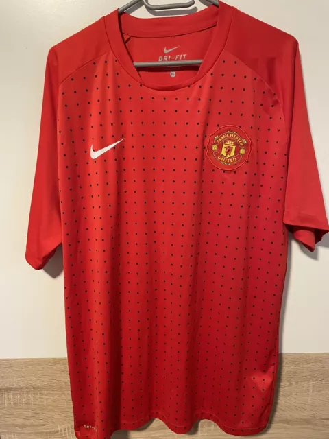 Manchester United Trainingstrikot; Größe: XL