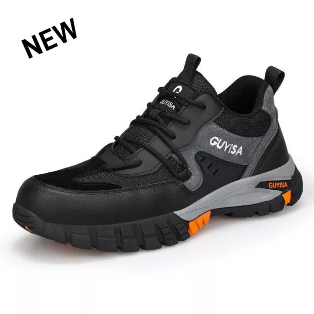 MENS WOMENS SAFETY Shoes Work Lightweight Trainers Steel Toe Cap Hiking ...