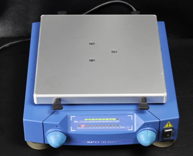 IKA Works KS 130 Basic S1 Orbital Shaker, 80 - 800 RPM,  9x9 Platform