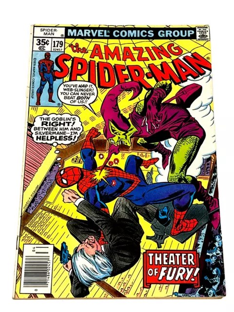 The Amazing Spider-Man # 179 (Marvel 1978) Battles Green Goblin! Newsstand