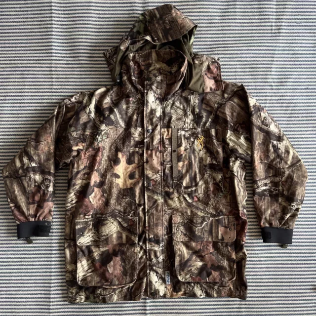 Browning Camouflage Jacket - Size Large - Pre-Vent - Oak