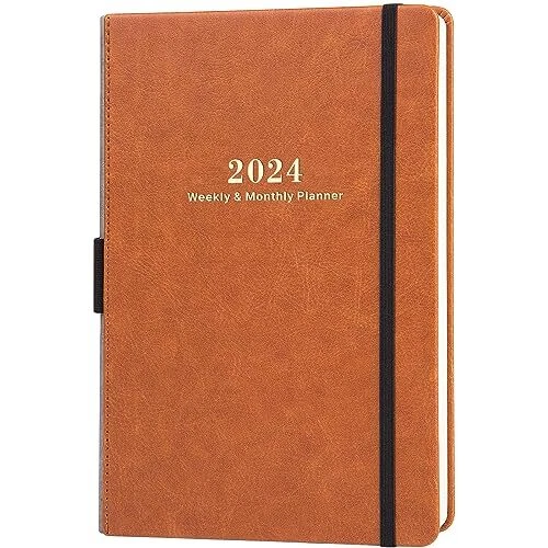 2024 PLANNER Planner 2024 Weekly and Monthly with Calendar Stickers