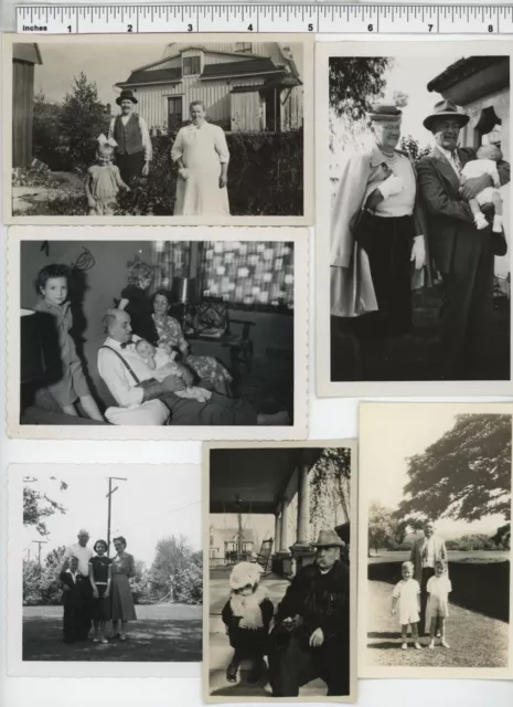 (100) Vintage photo lot / FAMILIES - Parents Children Relatives in OLD SNAPSHOTS