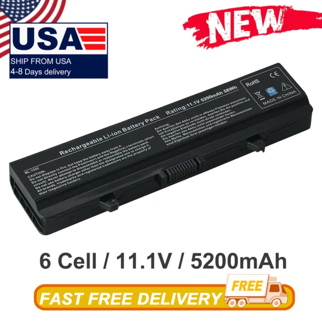 Battery For Dell Inspiron 1526 1525 1545 1546 1750 1440 Pp29l Pp41l Rn873 M911