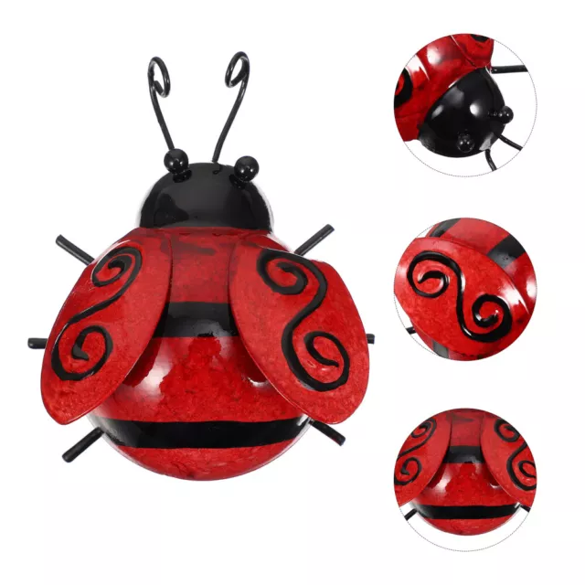 Home Ornament Garden Ladybug Decor Figurines Toddler Accessories