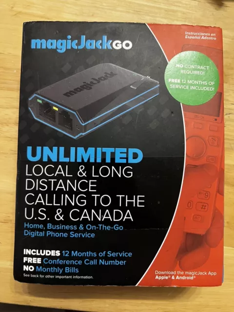 Magicjack Go K1103 Digital Phone Service Device (Unlimited Calls for 12 Months) 2