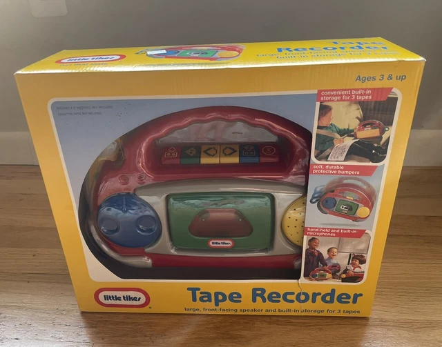 LITTLE TIKES TAPE Recorder Front Facing Speaker with Built in Storage