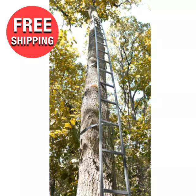 20' TALL CLIMB Tree Stand Ladder Deer Outdoor Hunting Climbing Stick
