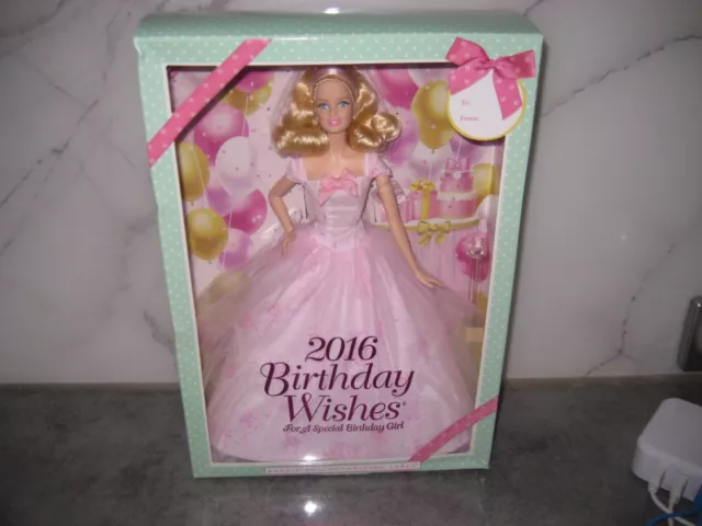 Barbie 2016 2025 birthday wishes doll
