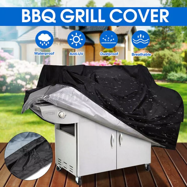 XL Large Heavy Duty BBQ Cover Waterproof Barbecue Grill Protector Outdoor Covers