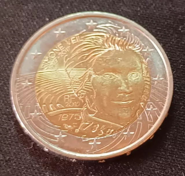 Pièce de 2 euros commemorative France "Simone Veil" 2017