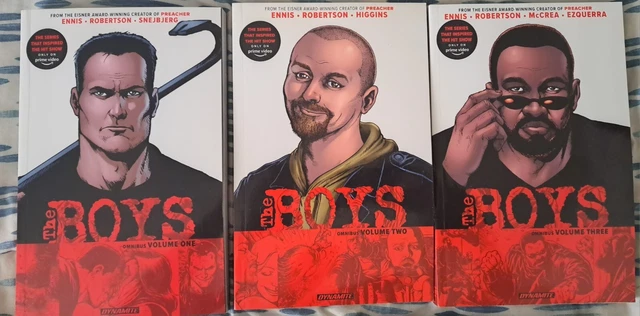 Garth Ennis tpb lot The Boys Omnibus vol 1-3 and Marvel Knights Punisher vol 1-2 2