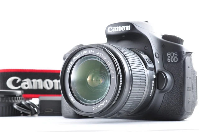 NEAR MINT] CANON EOS 60D EF-S 18-55mm f/3.5-5.6 IS Lens S/C 3,700