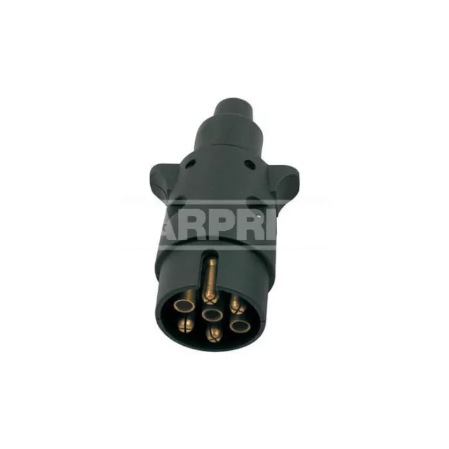 CARPRISS Conector enchufe remolque 7 polos ABS