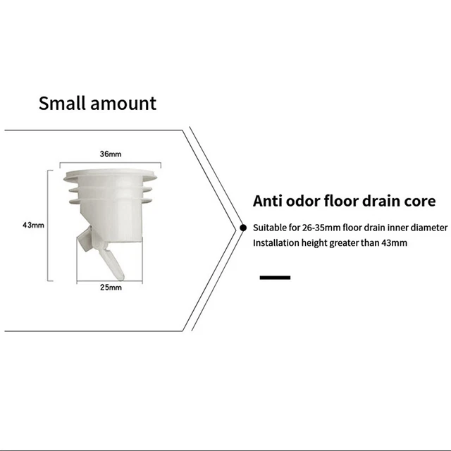 Toilet Sewer Deodorant Floor Drain Core Shower Bath Insect-proof Seal Anti-odor