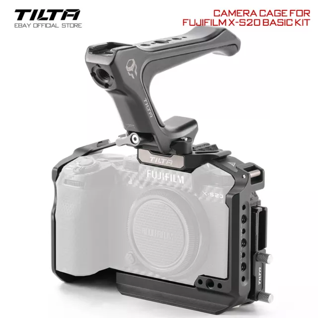 Tilta Camera Cage Filmkamera Halter W/ Top Handle Cable Clamp Für Fujifilm X-S20