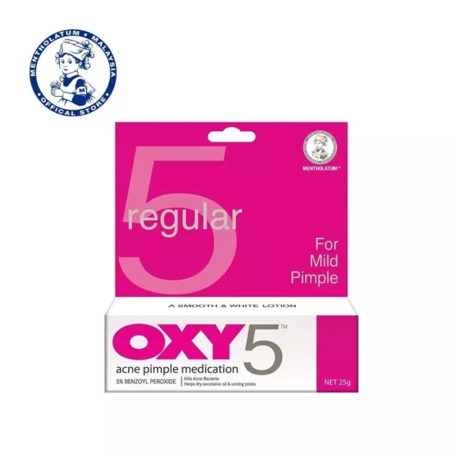 2 X Oxy 5 Traitement Des Boutons D'acne Doux 25G Original 5% Peroxyde De...