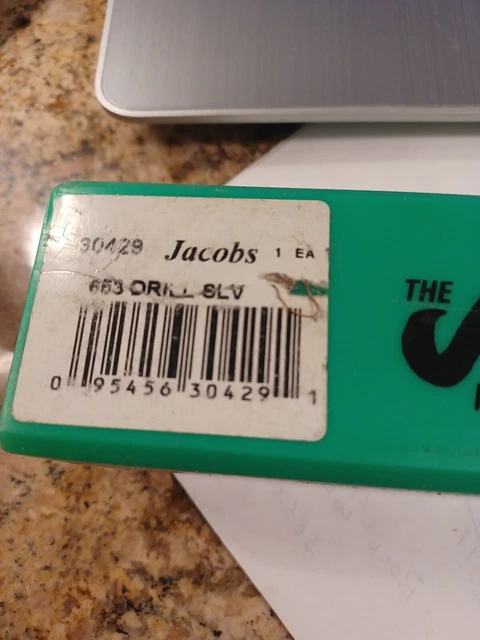 NIB Jacobs 30429 Model 653 Morse Taper 5-3 Drill Sleeve, 6.120" OAL