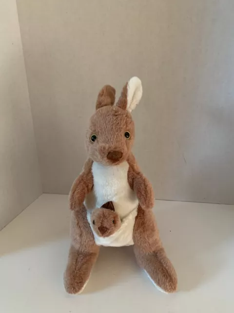 Kangaroo Plush Toy Stuffed Animal Boomerang Collectible 11" Australia Souvenirs