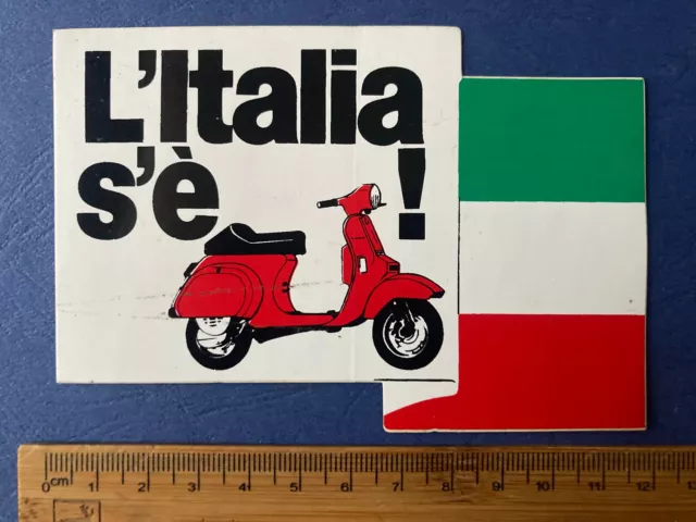 L'Itakia s'è VESPA Piaggio 1983 adesivo autocollant aufkleber pegatina sticker