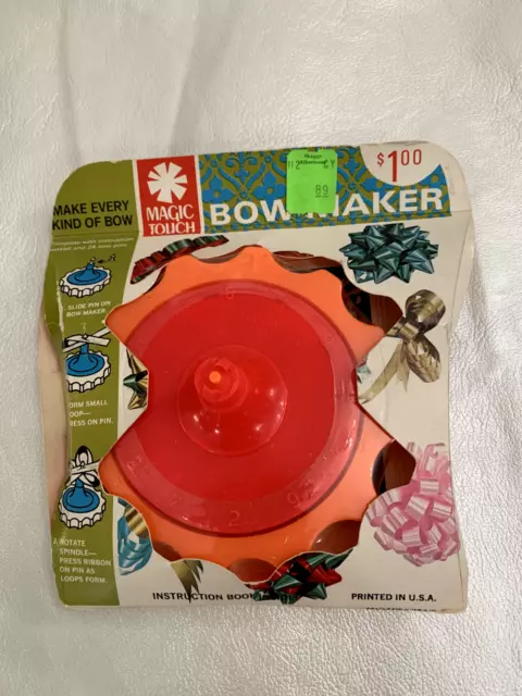 Fabricante de arco Magic Touch con alfileres e instrucciones sin usar