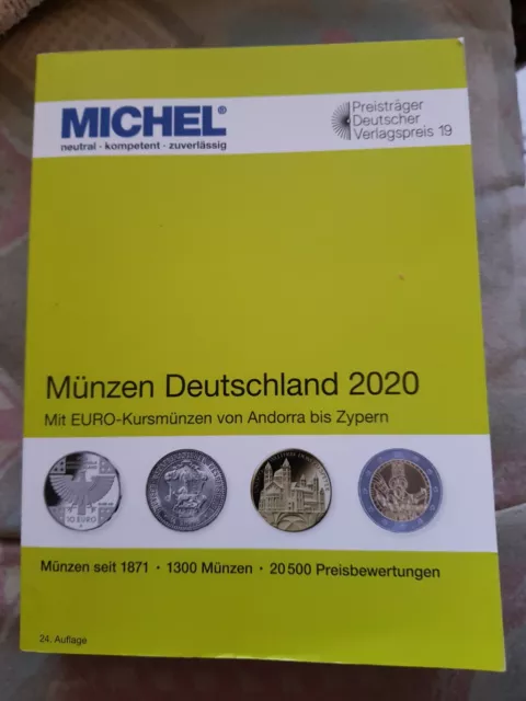 Michel Münzen Deutschland 2020  Andorra - Zypern gebraucht