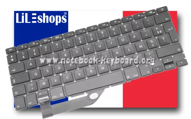 Clavier Français Original Pour Apple MacBook Pro Retina 15" A1398 2012-2015