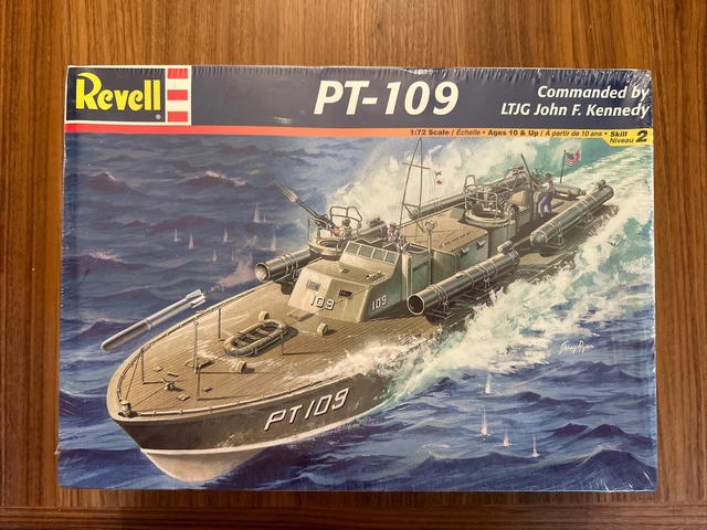Revell PT-109 PT Boat LTJG John F. Kennedy FS NEW Model Kit New, Sealed