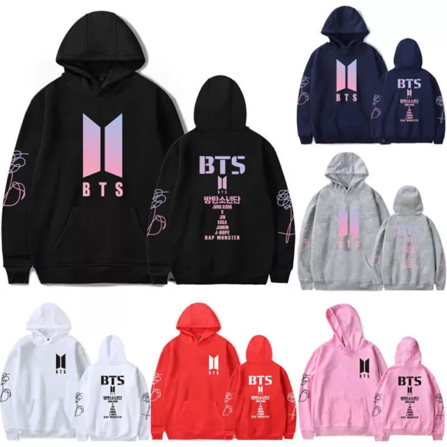 Sudadera con capucha Kpop BTS Bangtan Boys Love Yourself unisex JIN SUGA J-HOPE