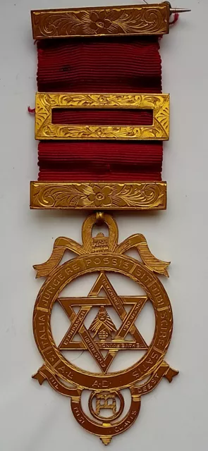 SUPERB Late Victorian  Masonic LARGE  PRINCIPALS  Royal Arch CHAPTER Jewel VGC