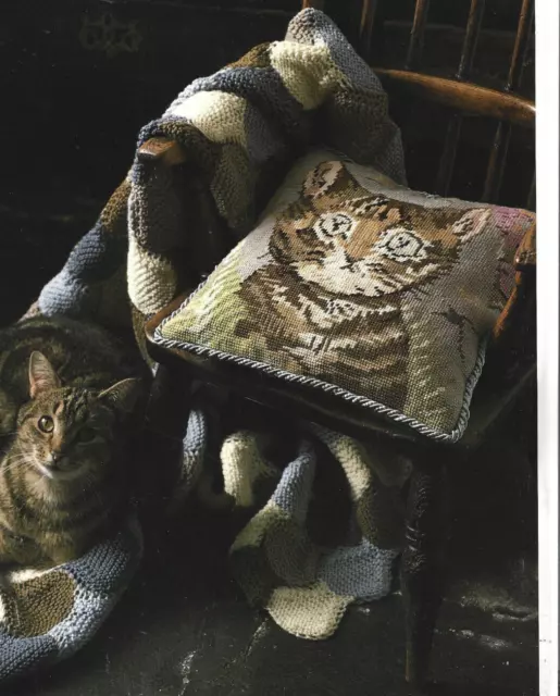 Tom Kitten Needlepoint Tapestry Chart for Cushion Beatrix Potter Cat