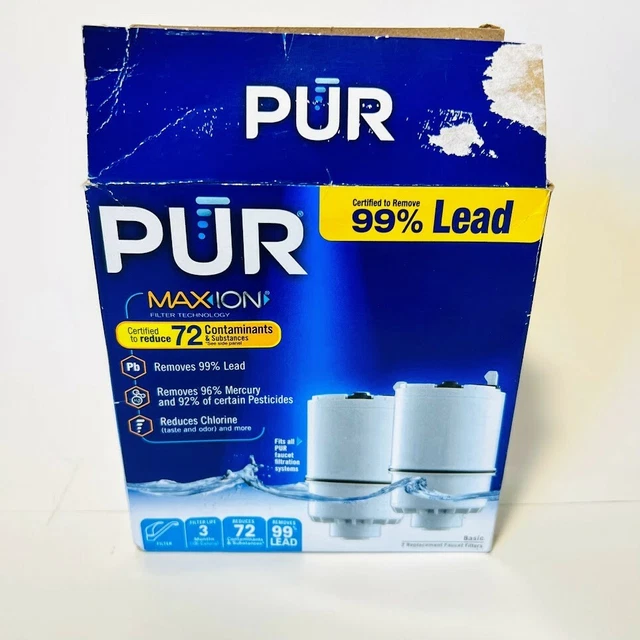 PUR REPLACEMENT FAUCET Filter model RF3375 WHITE 2pk basic Maxion