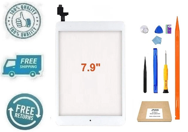 New White Screen Replacement Digitizer Repair Tools For iPad Mini 1 iPad Mini 2