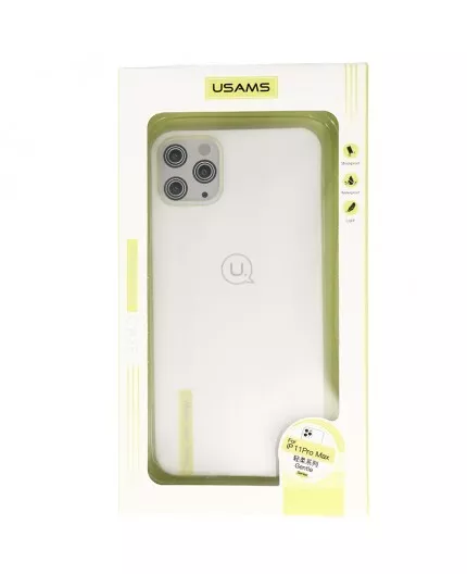 Coque Ultra-mince Givré Usams pour iPhone 11 Pro Max - Blanc