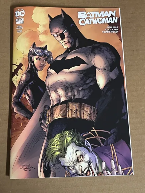 Batman Catwoman #12 Jim Lee Variant 1St Print Dc Comics (2022) Black Label Joker