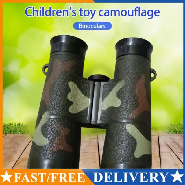 6X Magnification Lens Children Magnification Toy Camouflage Binocular Telescope