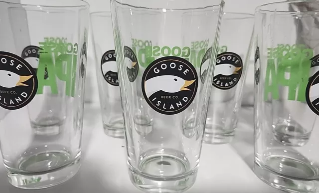Set of 10 - Goose Island Beer Co. / Goose IPA 16 oz. Pint Glass - NEW..RARE