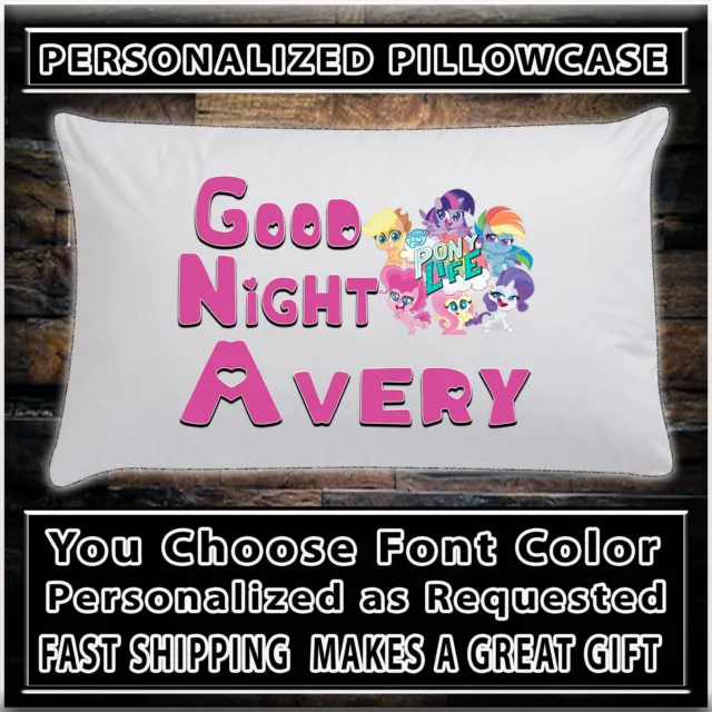 My Little Pony Life Pillowcase Bedroom Merchandise Custom Pillow Case Decor MLP